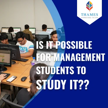 Is it possible for management students to study IT?